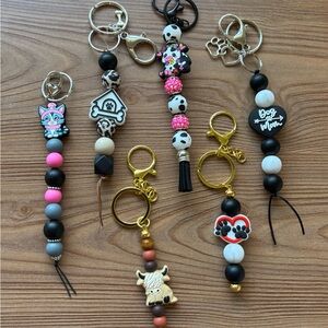 Colorful Animal Keychain Set for Kids
